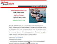 Tablet Screenshot of modernmovers.com
